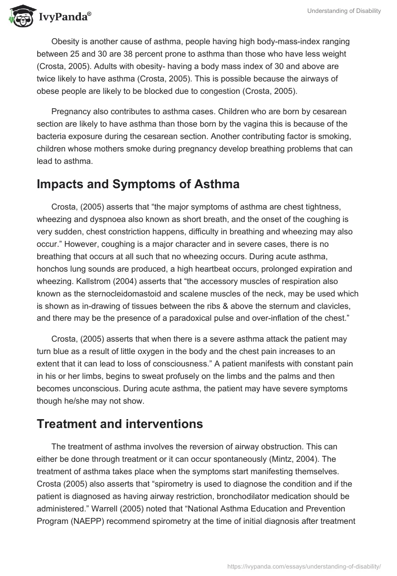 Understanding of Disability. Page 3