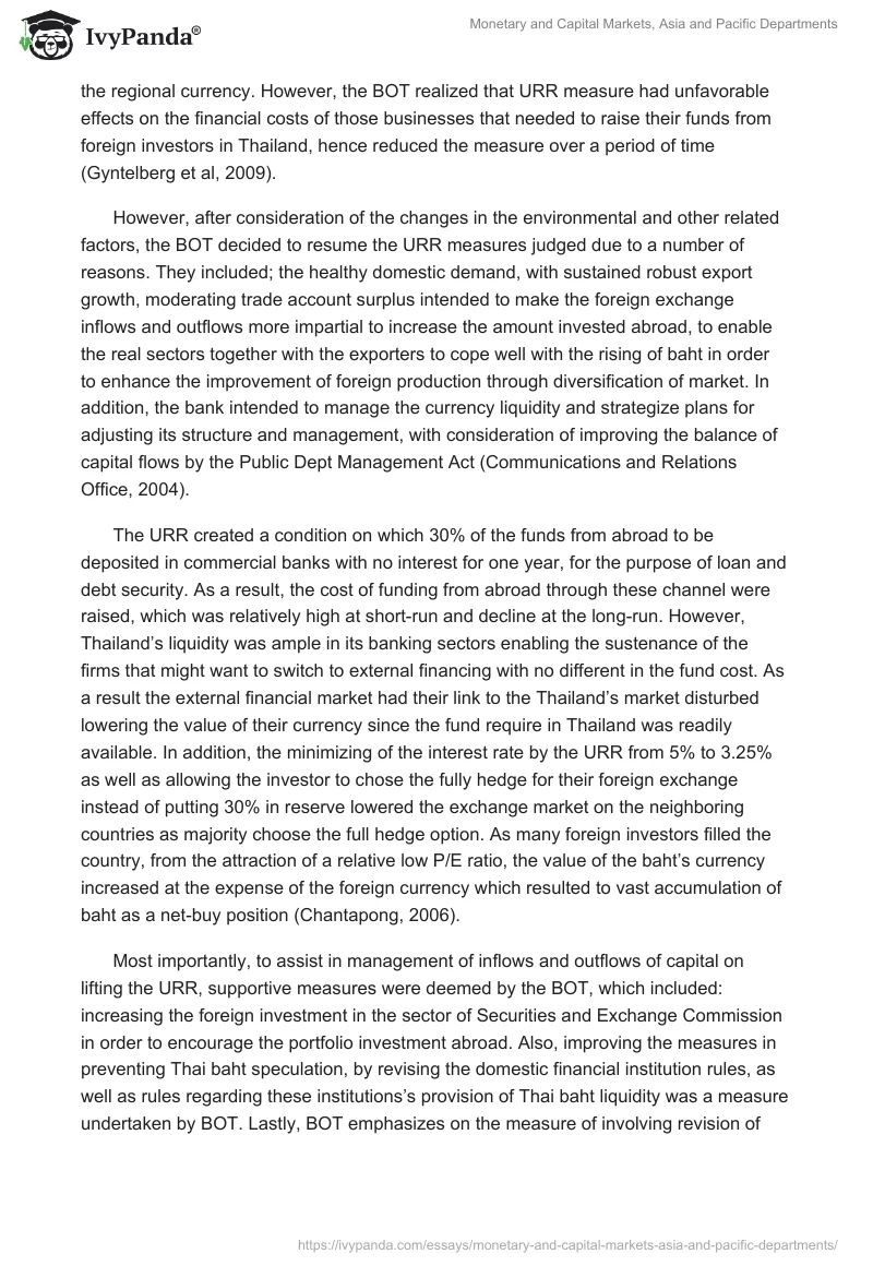 Monetary and Capital Markets, Asia and Pacific Departments. Page 2