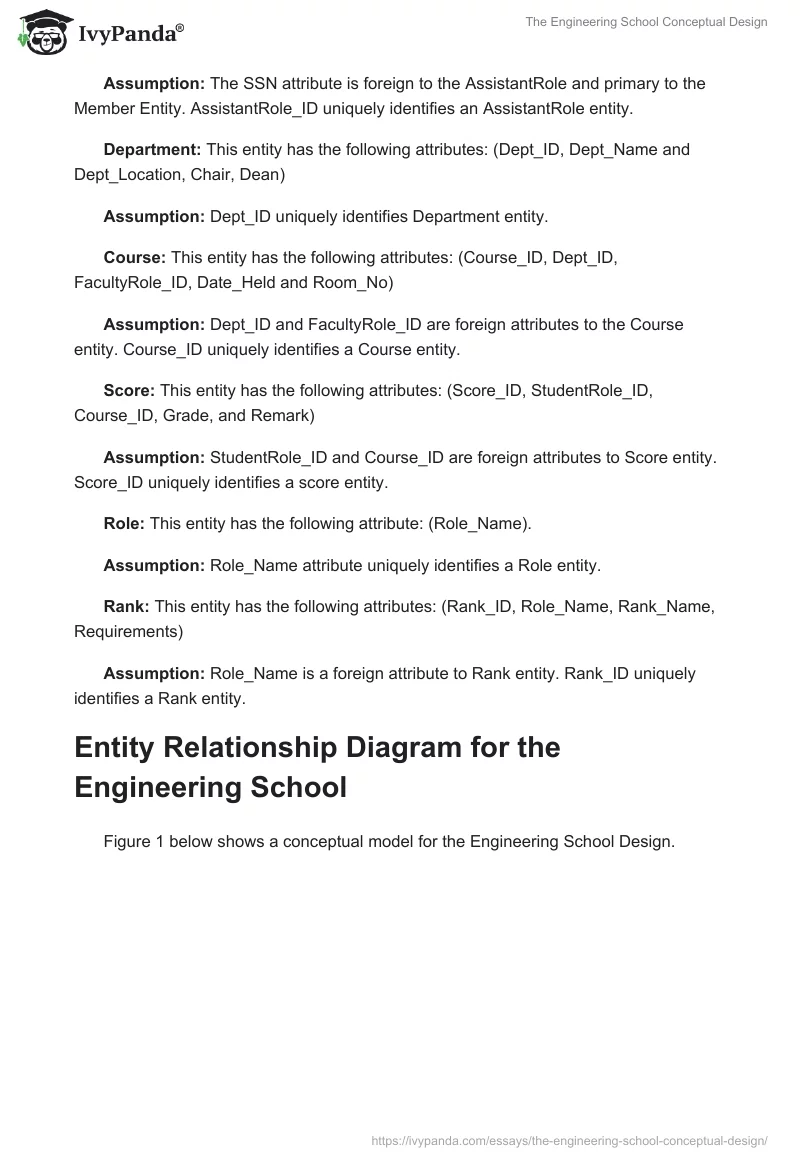The Engineering School Conceptual Design. Page 2