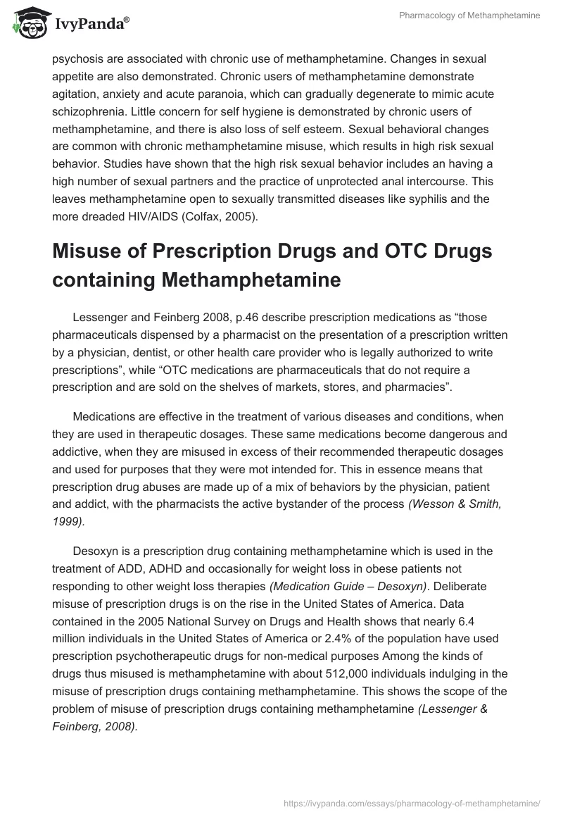 Pharmacology of Methamphetamine. Page 5