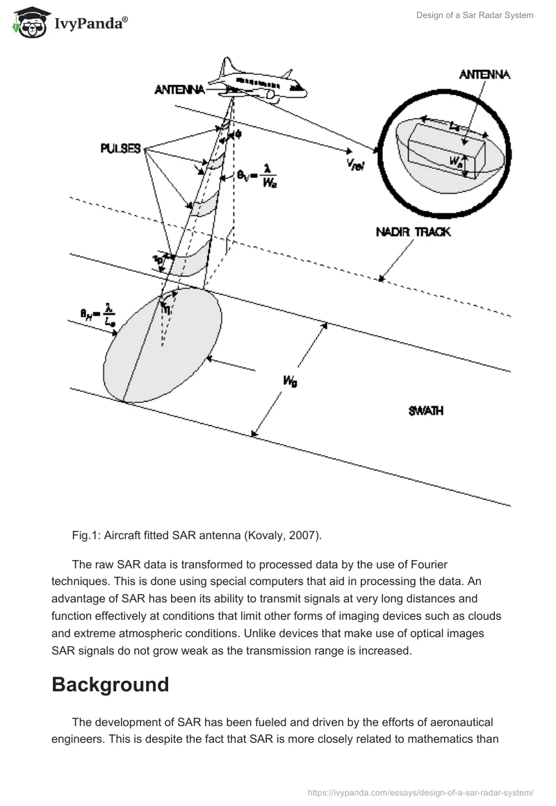 Design of a Sar Radar System. Page 2