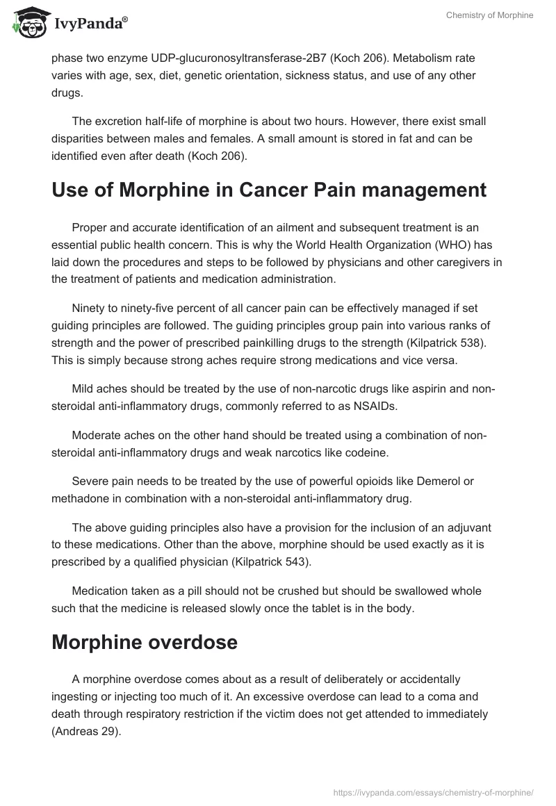 Chemistry of Morphine. Page 5