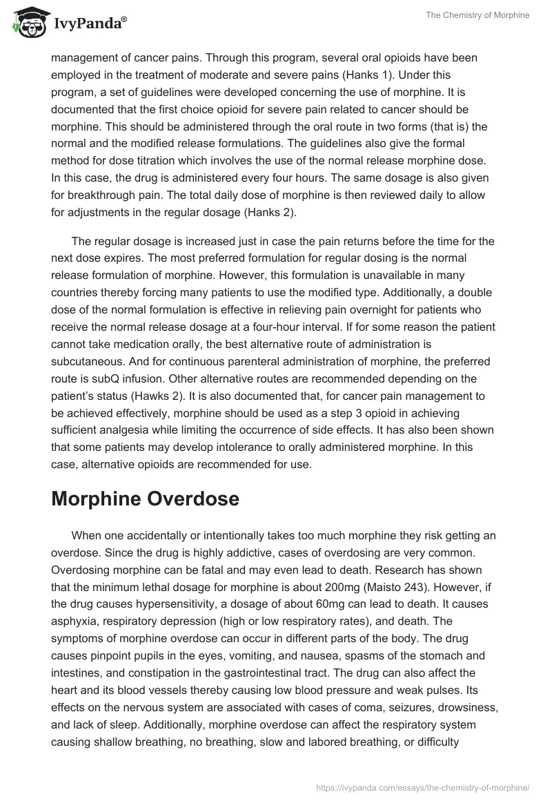 The Chemistry of Morphine. Page 4