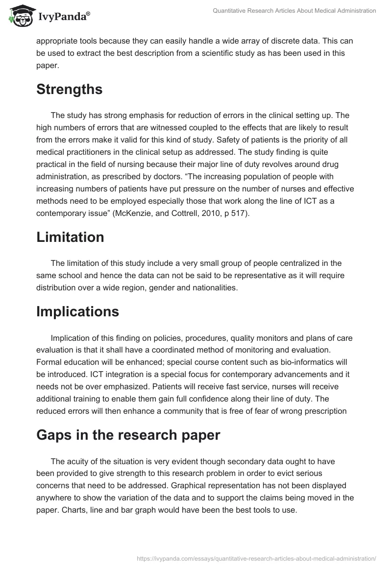 Quantitative Research Articles About Medical Administration. Page 5