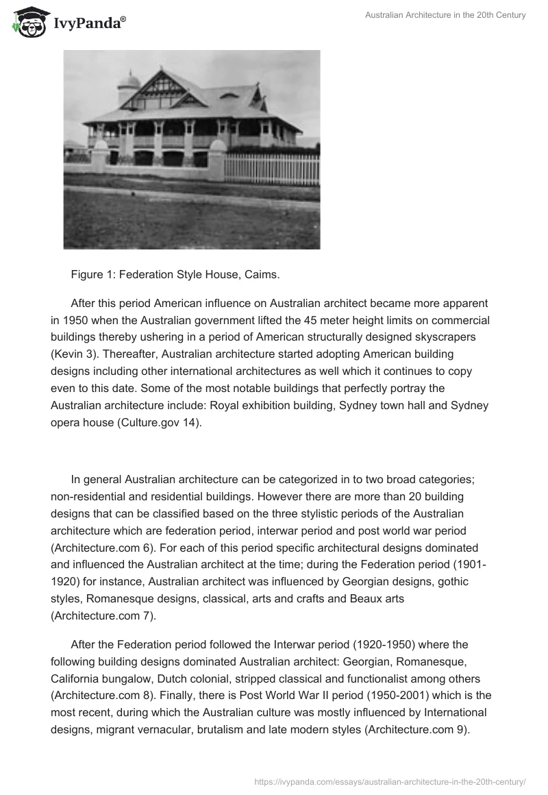 Australian Architecture in the 20th Century. Page 2