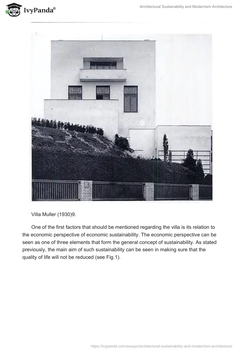 Architectural Sustainability and Modernism Architecture. Page 3