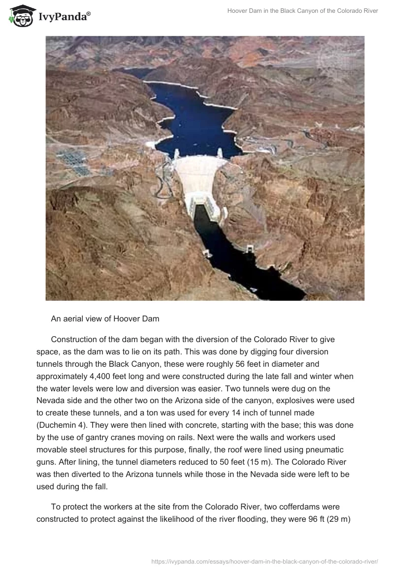 Hoover Dam in the Black Canyon of the Colorado River. Page 2