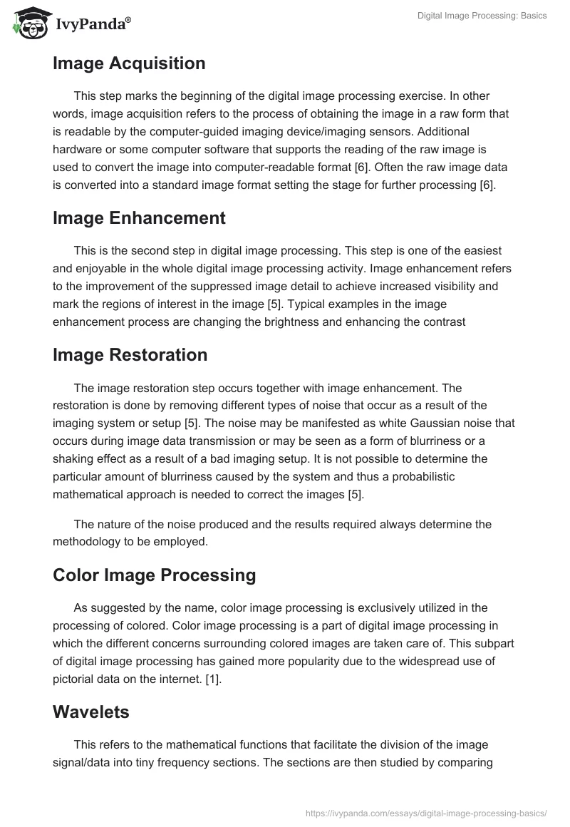 Digital Image Processing: Basics. Page 2