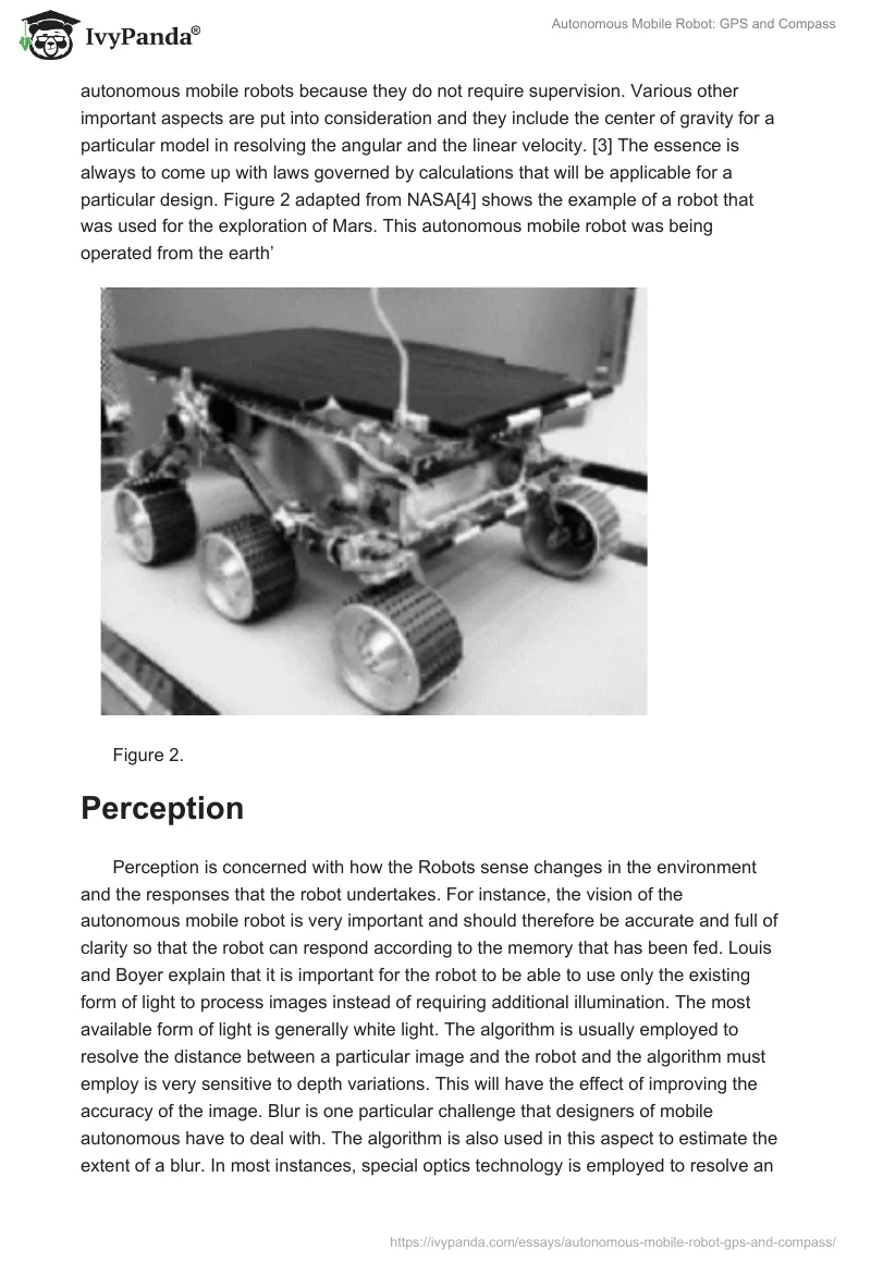 Autonomous Mobile Robot: GPS and Compass. Page 4