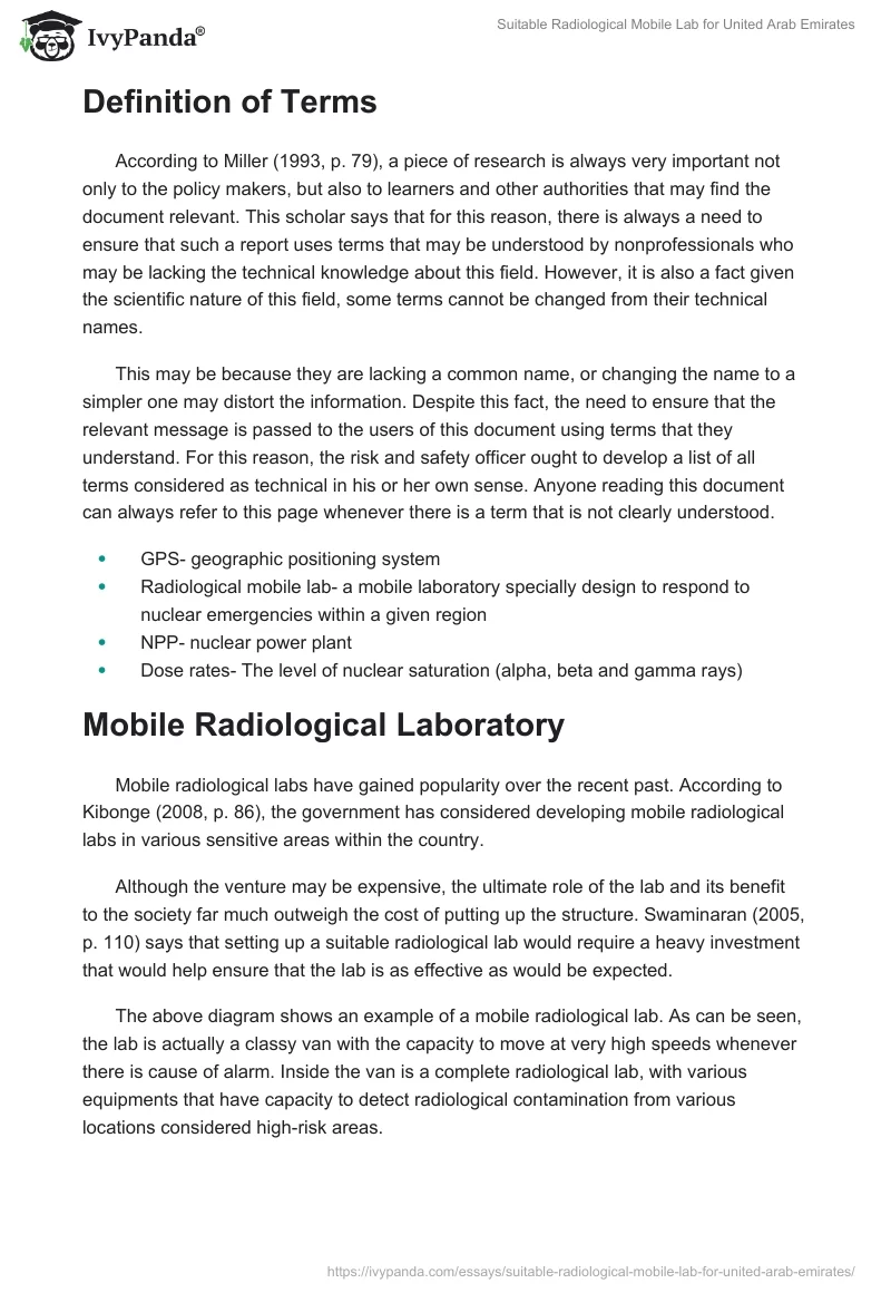 Suitable Radiological Mobile Lab for United Arab Emirates. Page 3