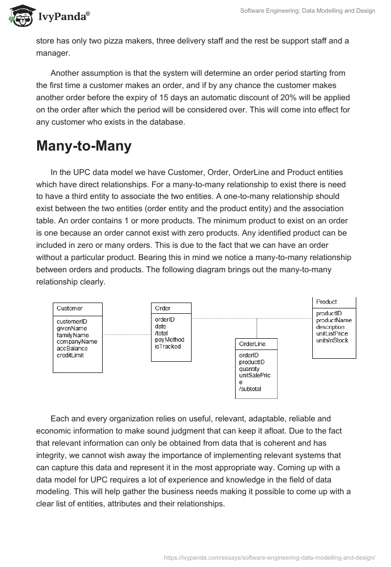 Software Engineering: Data Modelling and Design. Page 4