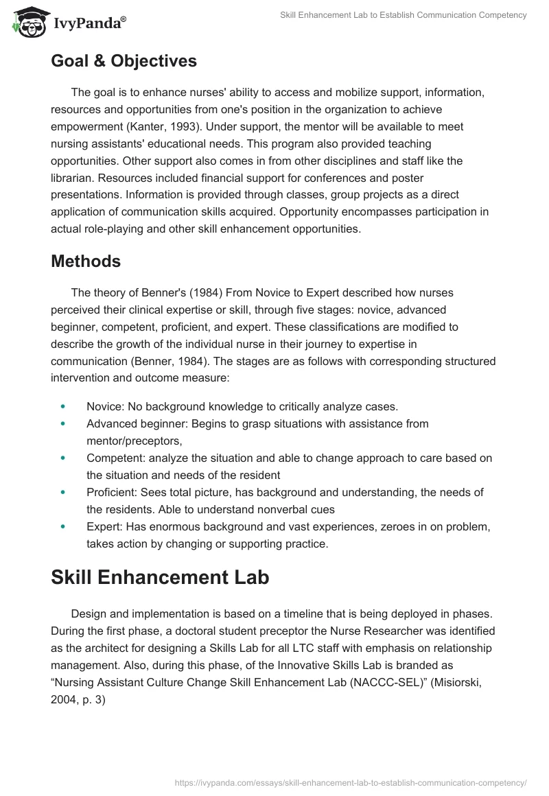 Skill Enhancement Lab to Establish Communication Competency. Page 4