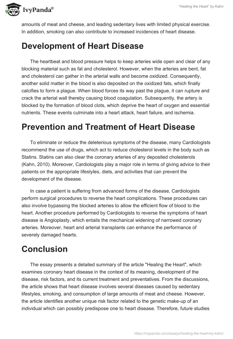 “Healing the Heart” by Kahn. Page 2