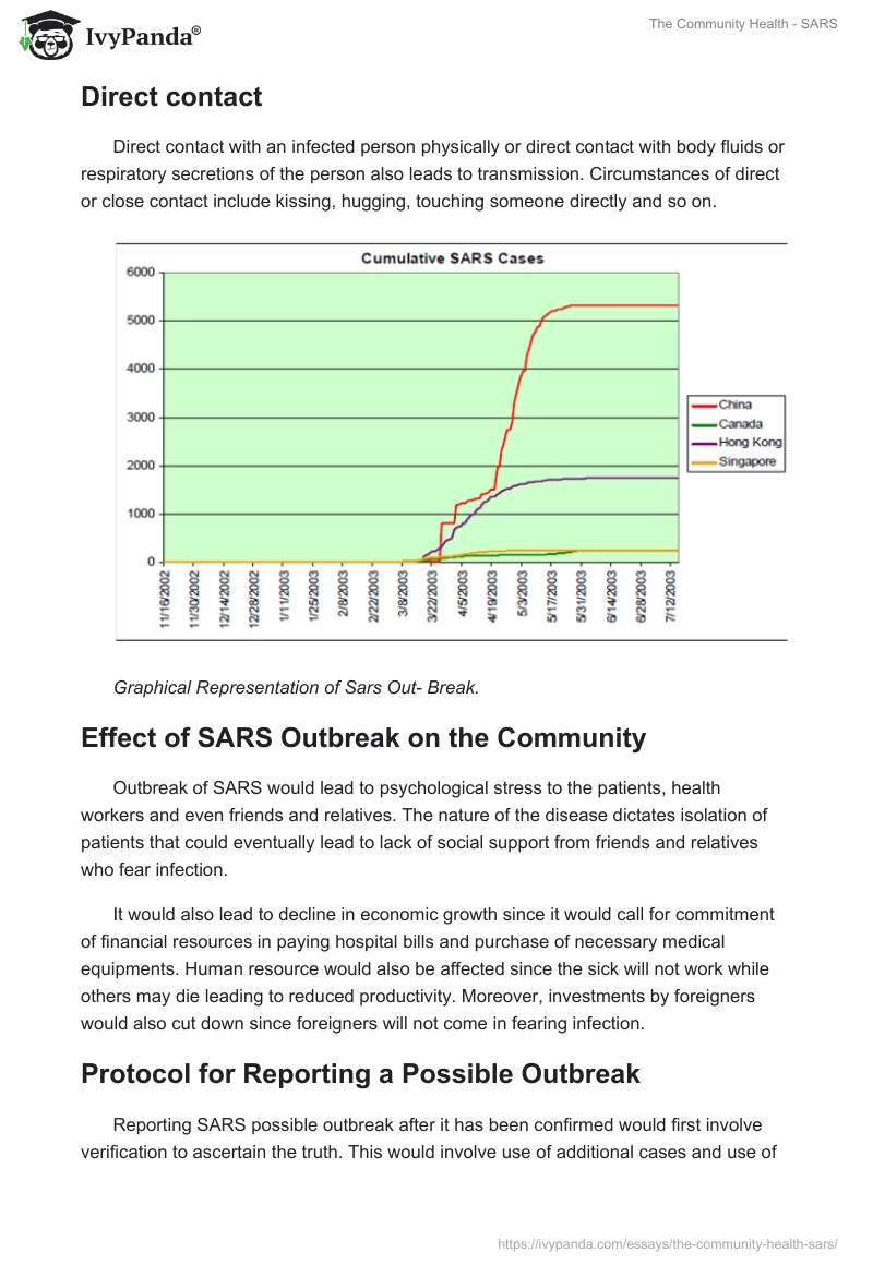 The Community Health - SARS. Page 3