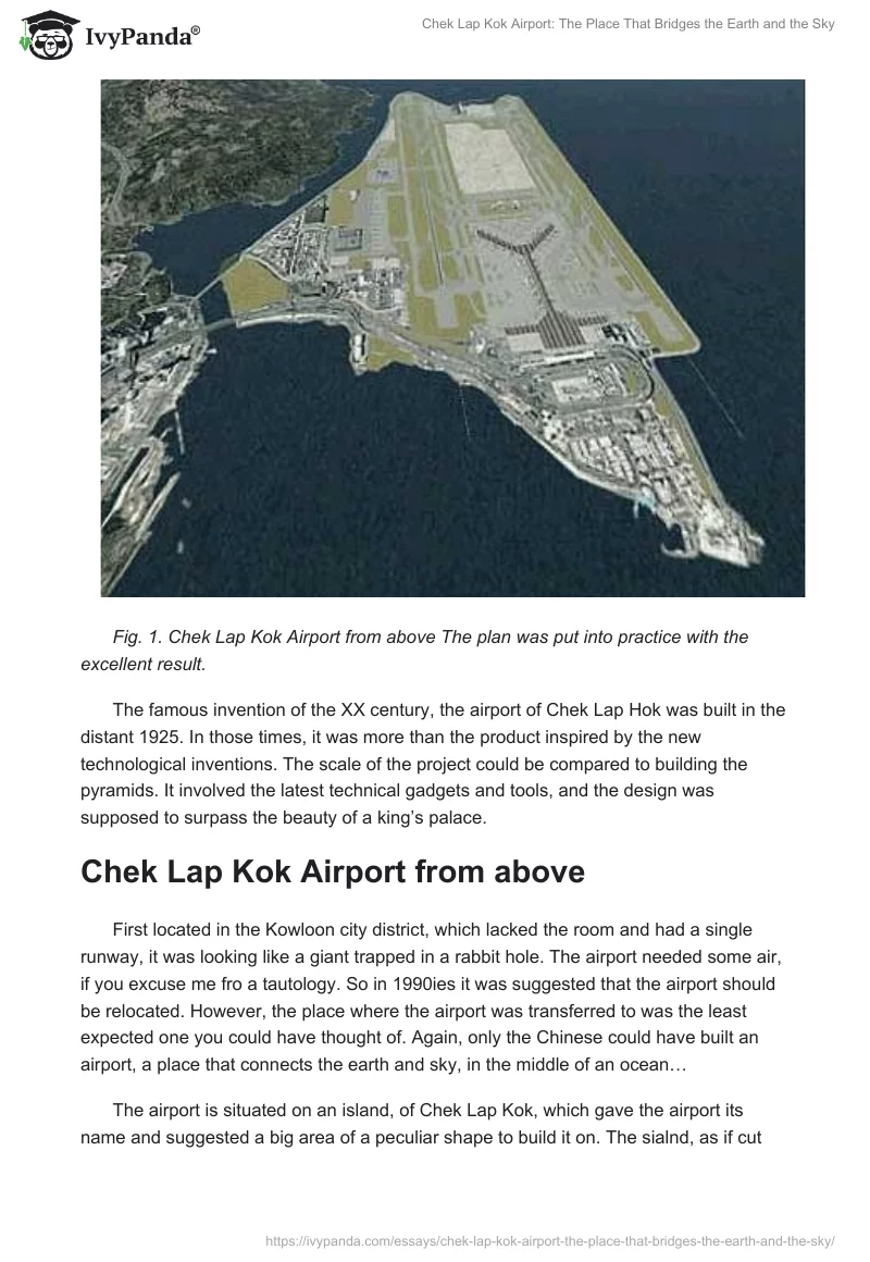 Chek Lap Kok Airport: The Place That Bridges the Earth and the Sky. Page 2