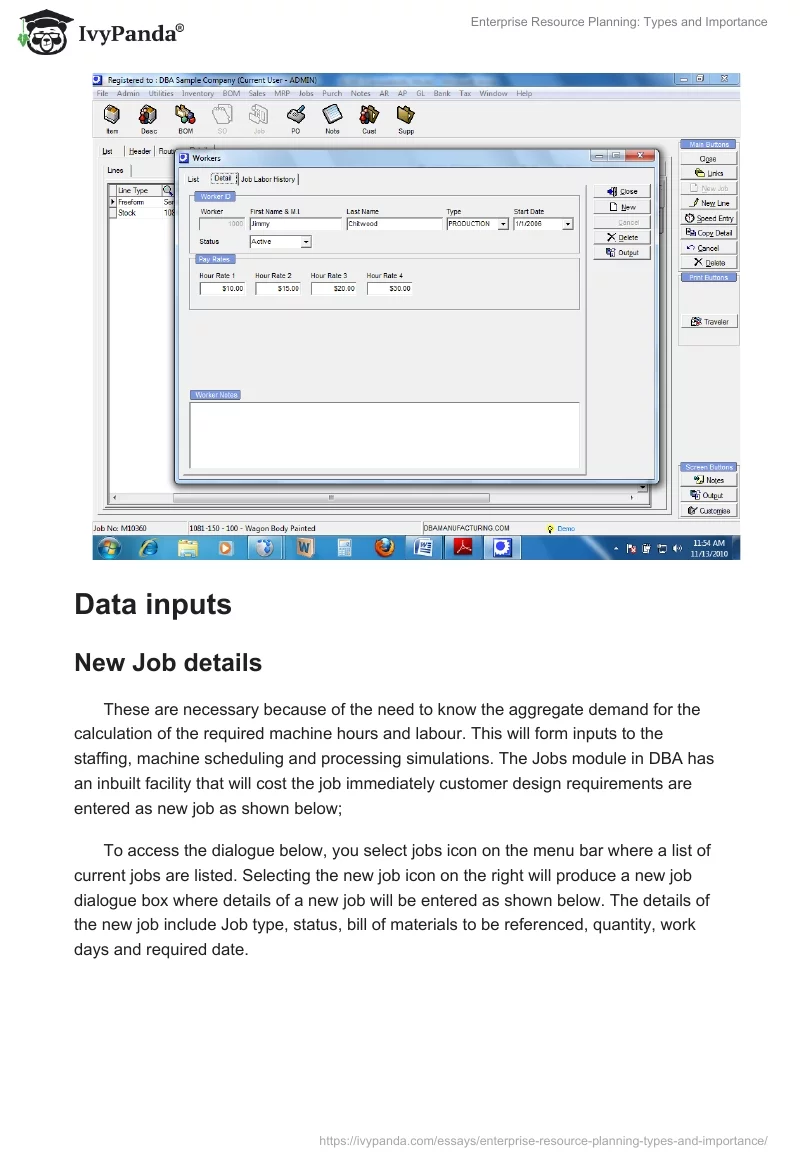 Enterprise Resource Planning: Types and Importance. Page 3