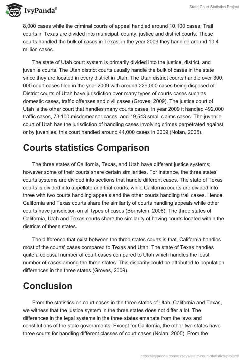 State Court Statistics Project. Page 2