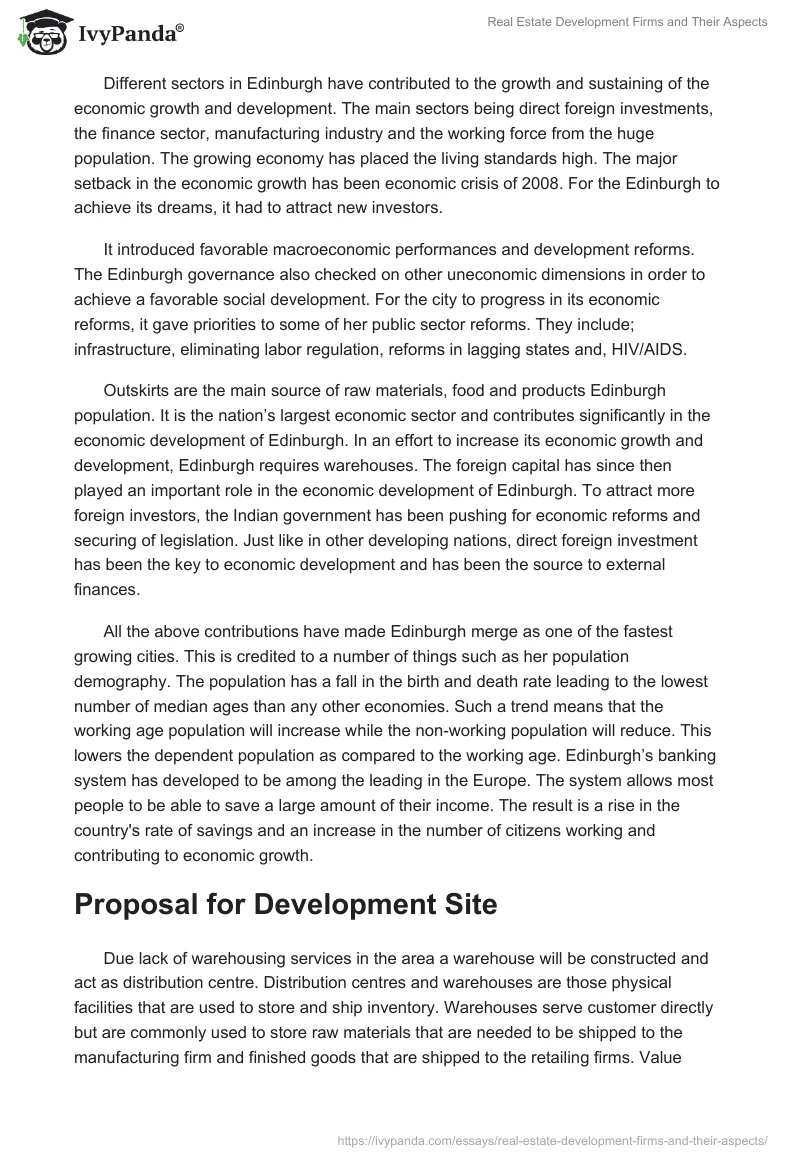 Real Estate Development Firms and Their Aspects. Page 5