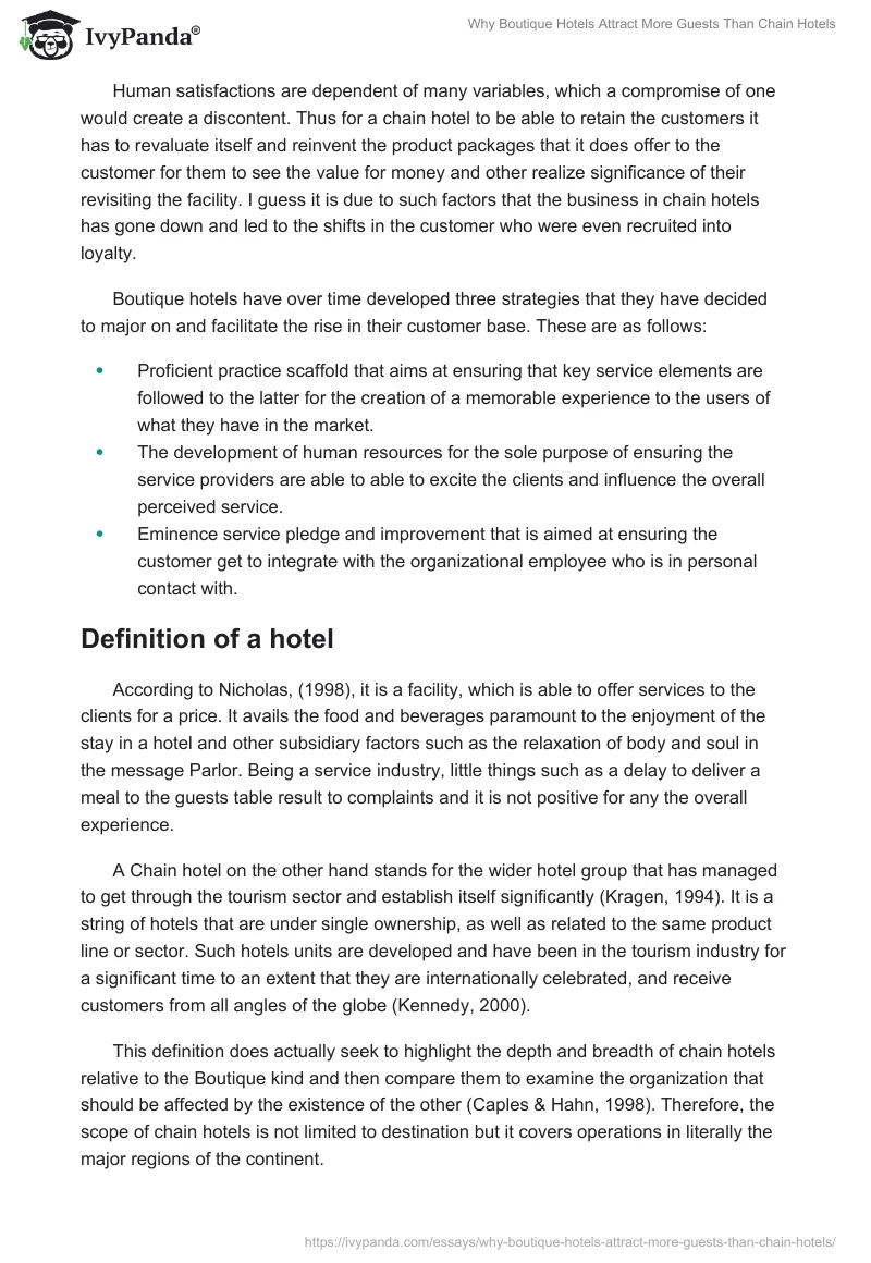 Why Boutique Hotels Attract More Guests Than Chain Hotels. Page 4