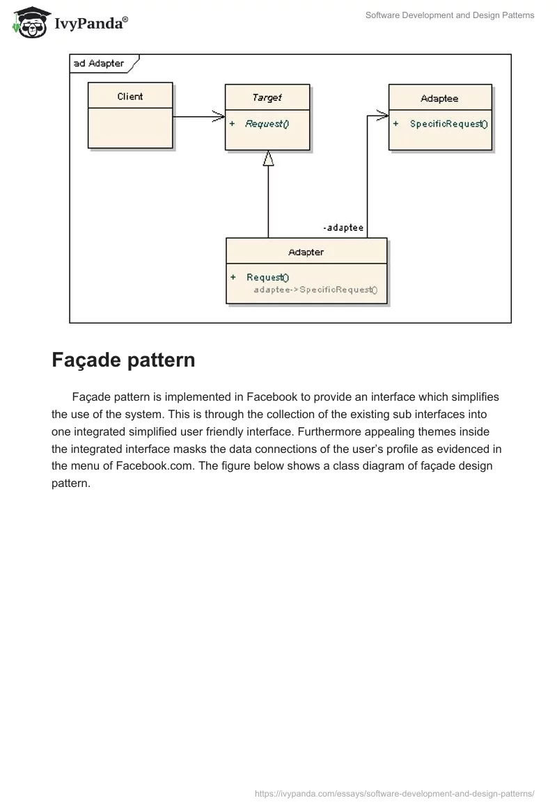 Software Development and Design Patterns. Page 3