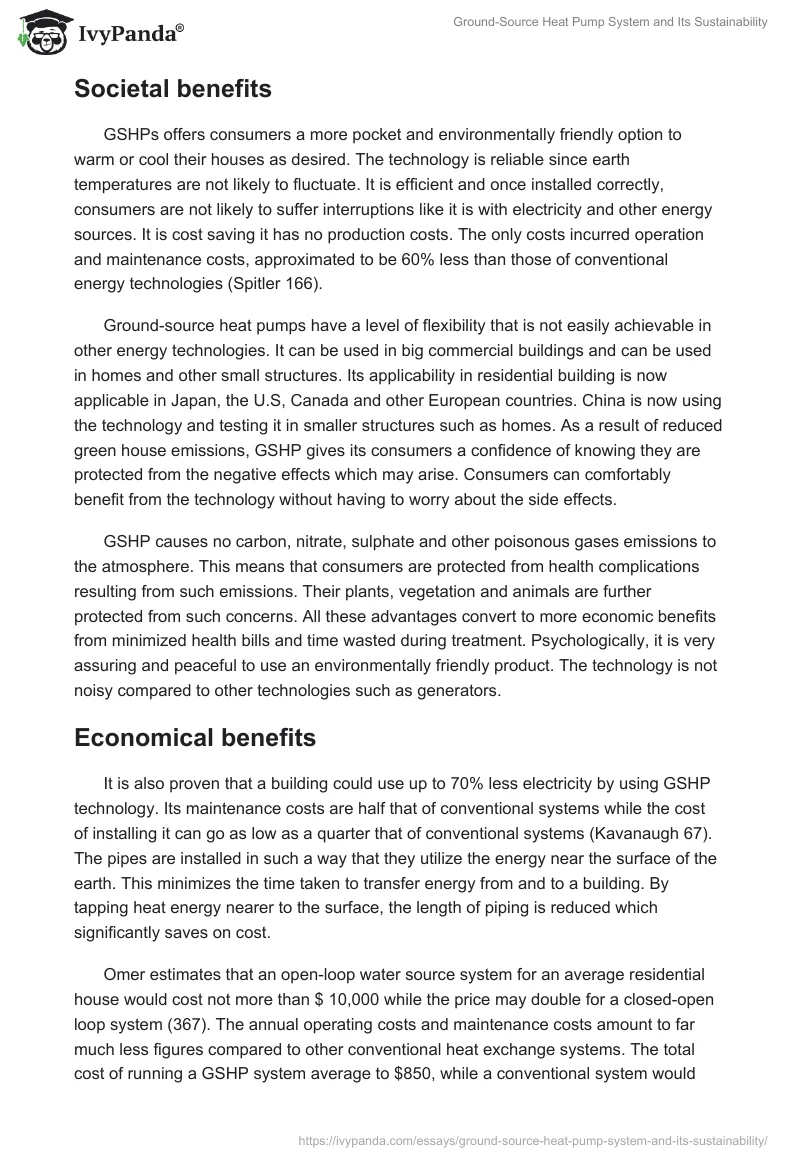 Ground-Source Heat Pump System and Its Sustainability. Page 4