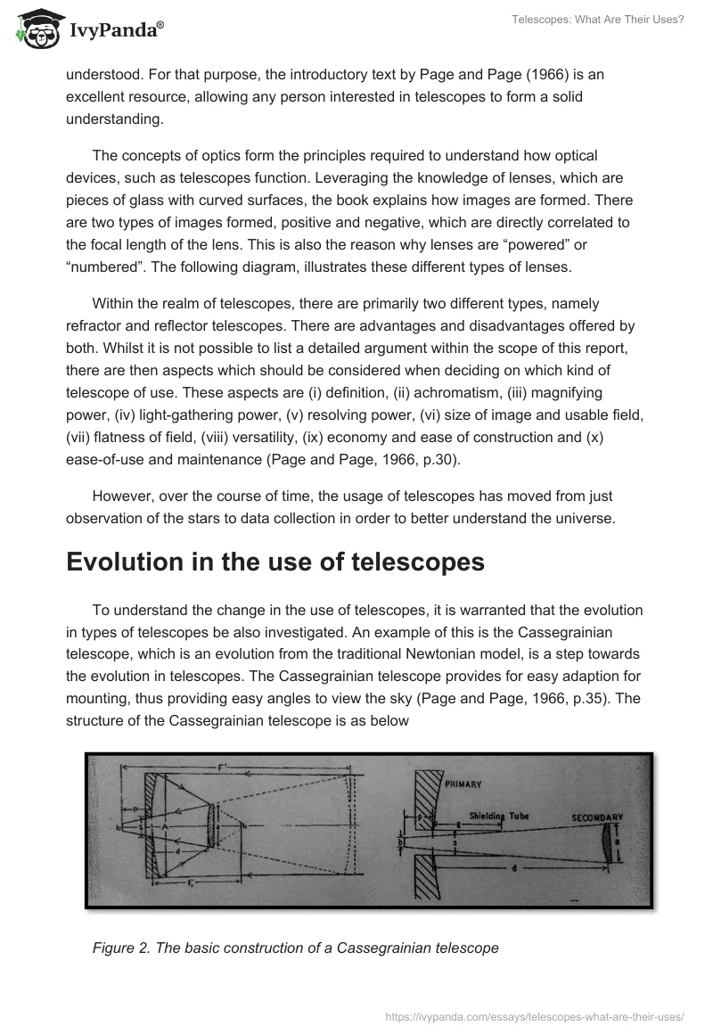 Telescopes: What Are Their Uses?. Page 3