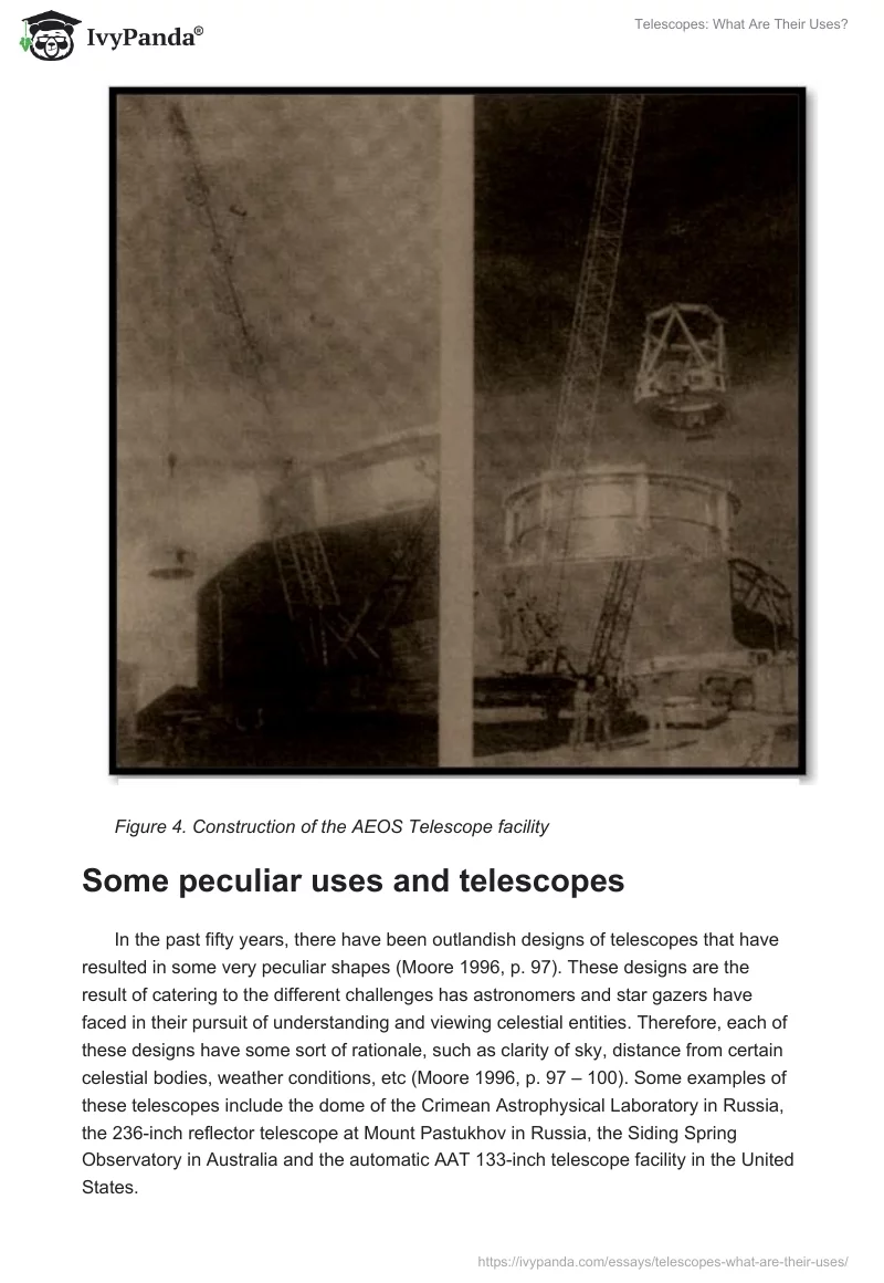 Telescopes: What Are Their Uses?. Page 5