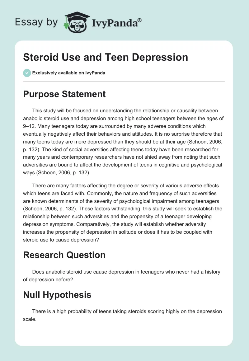 research paper topics steroids