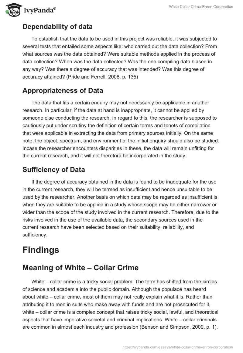 White Collar Crime-Enron Corporation. Page 2
