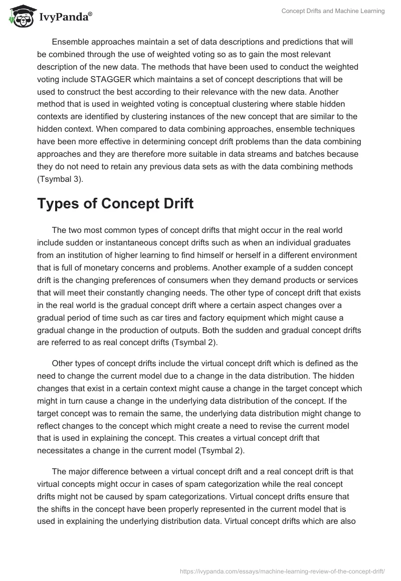 Concept Drifts and Machine Learning. Page 5