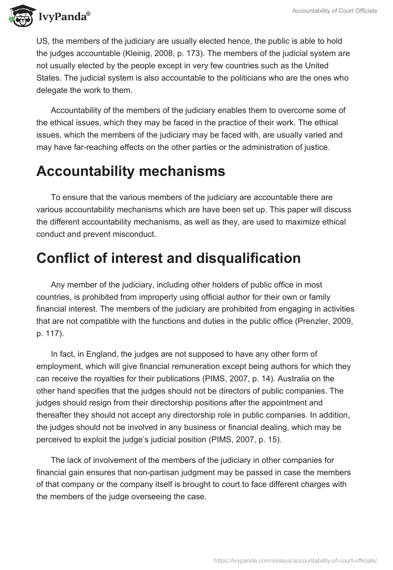 Accountability of Court Officials. Page 2