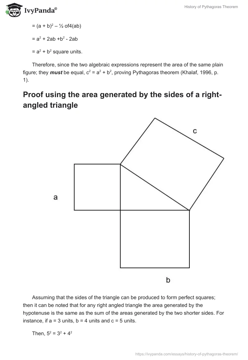 History of Pythagoras Theorem. Page 5
