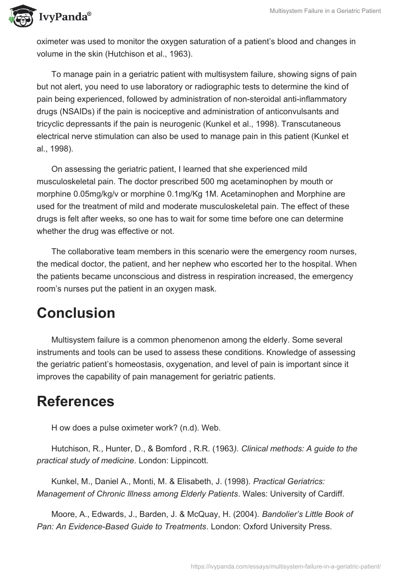 Multisystem Failure in a Geriatric Patient. Page 4