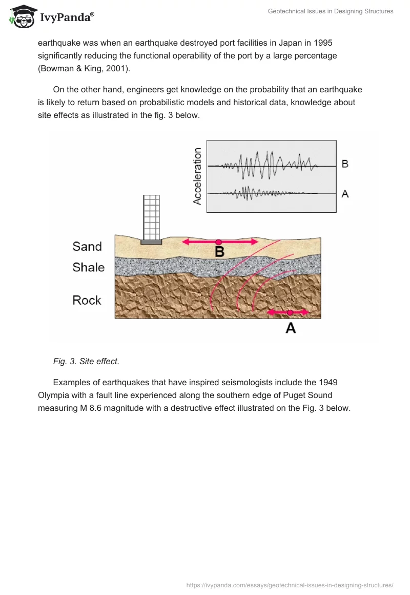 Geotechnical Issues in Designing Structures. Page 5