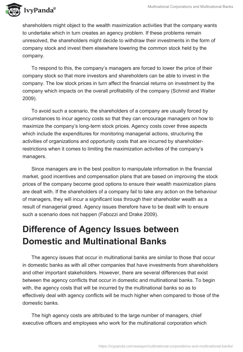 Multinational Corporations and Multinational Banks. Page 5