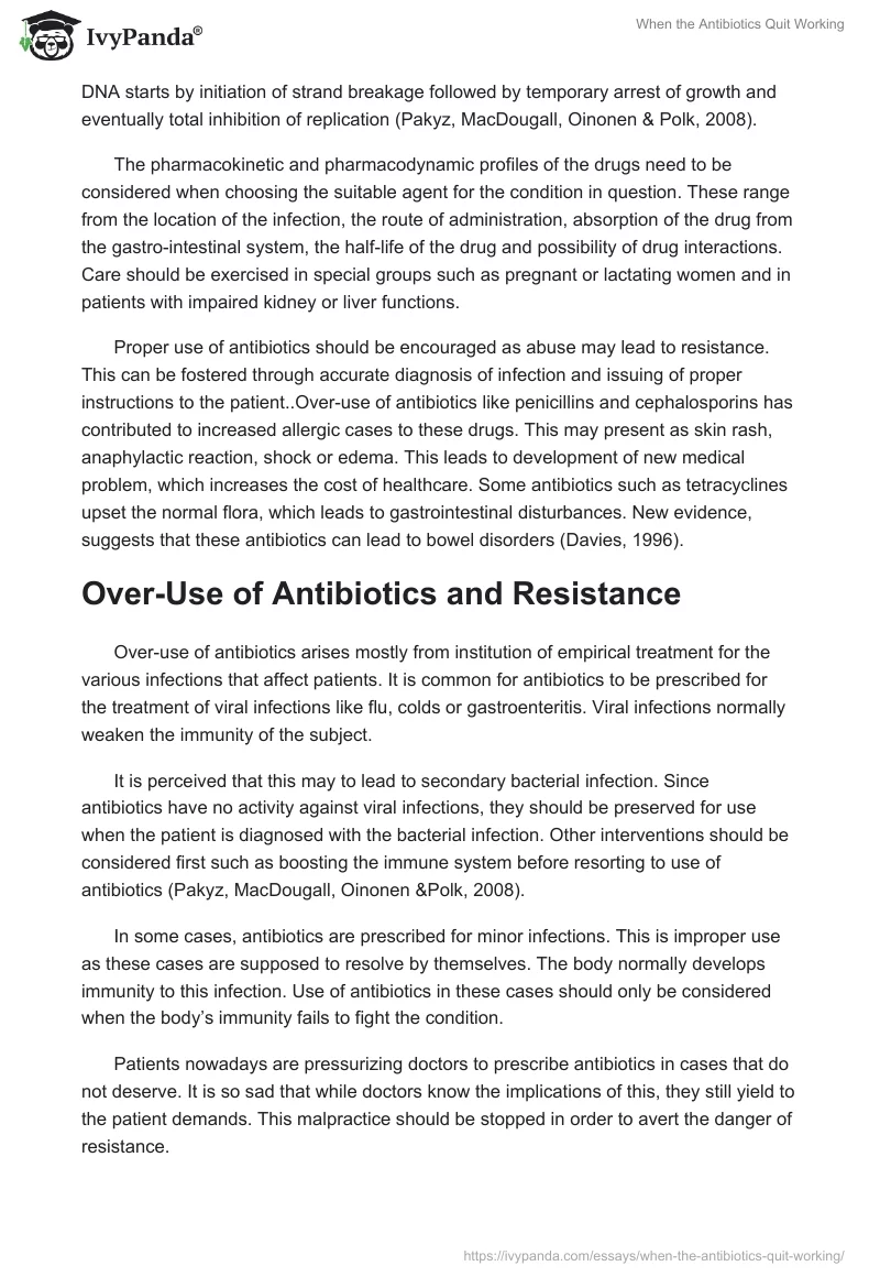 When the Antibiotics Quit Working. Page 2