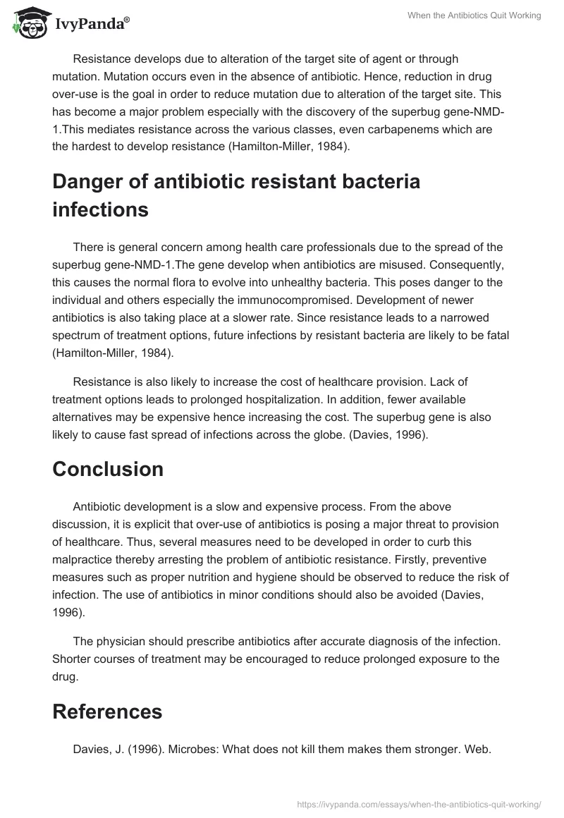 When the Antibiotics Quit Working. Page 3