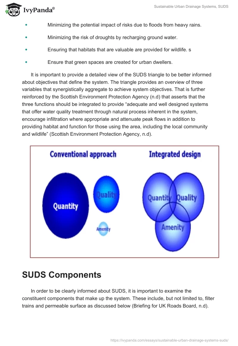 Sustainable Urban Drainage Systems, SUDS. Page 2