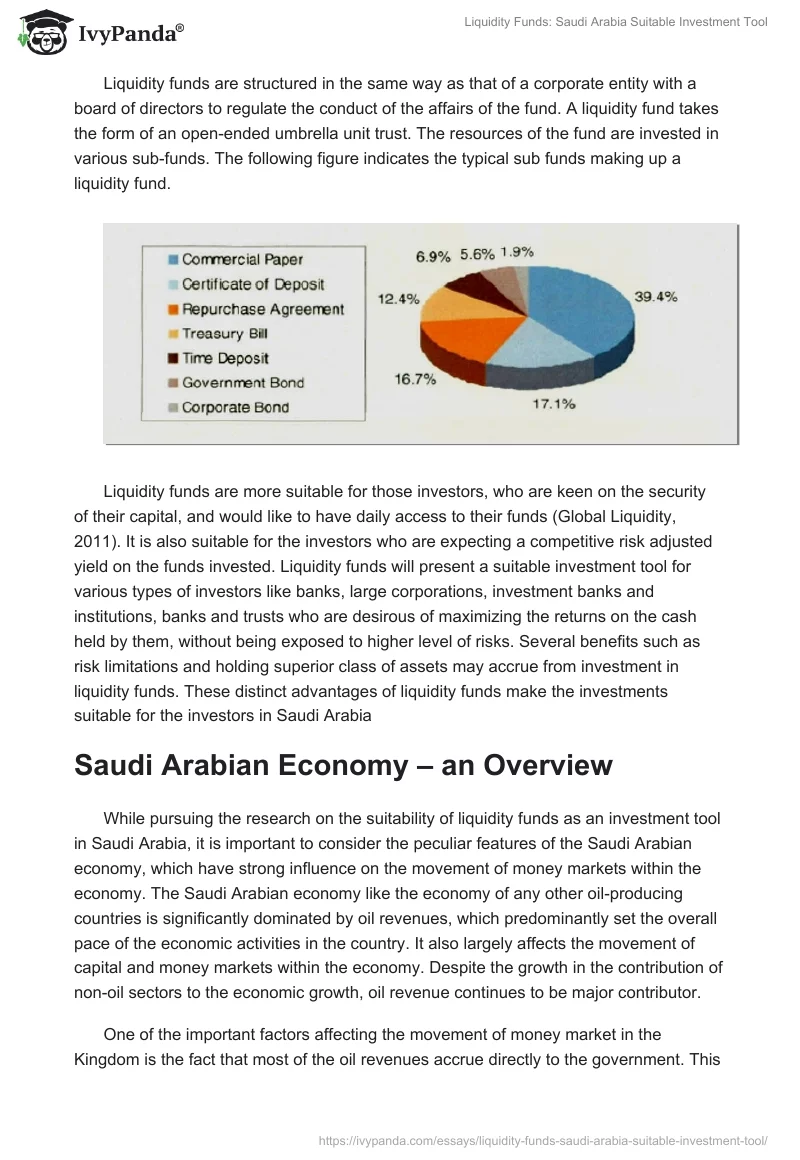Liquidity Funds: Saudi Arabia Suitable Investment Tool. Page 2
