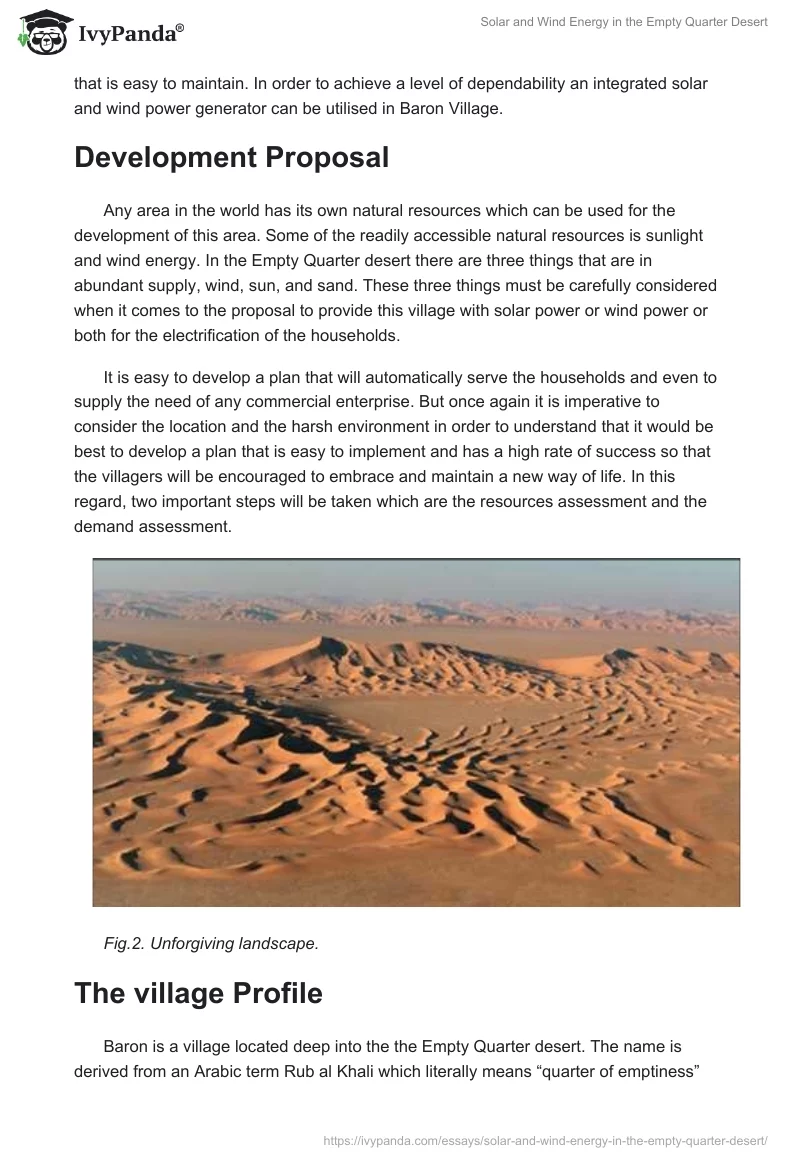 Solar and Wind Energy in the Empty Quarter Desert. Page 3