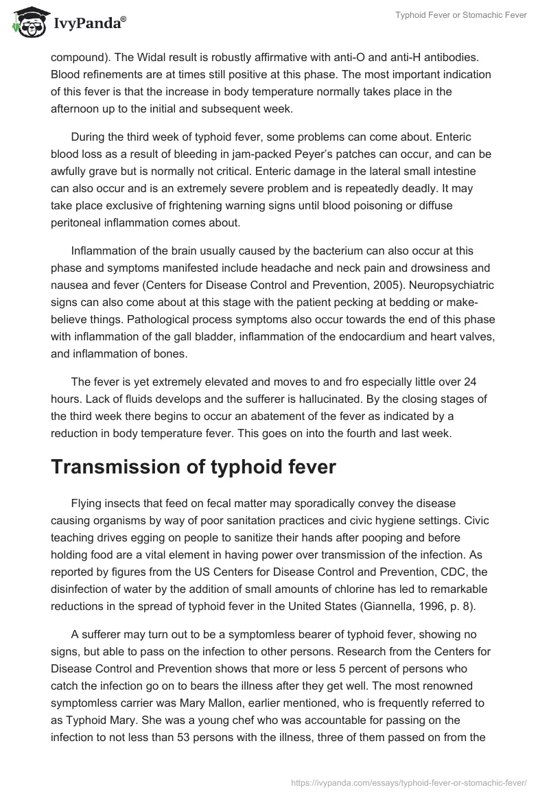 Typhoid Fever or Stomachic Fever. Page 4
