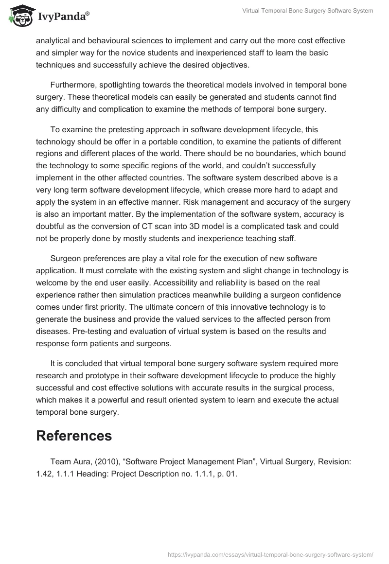 Virtual Temporal Bone Surgery Software System. Page 4