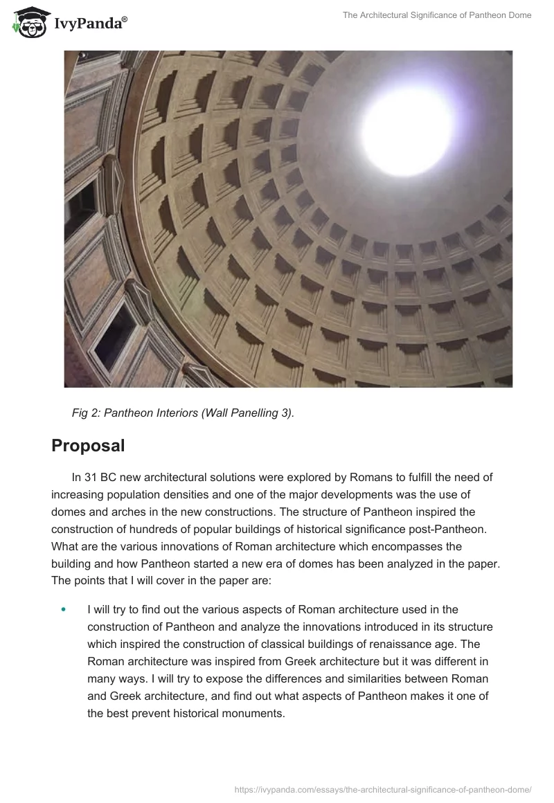 The Architectural Significance of Pantheon Dome. Page 3