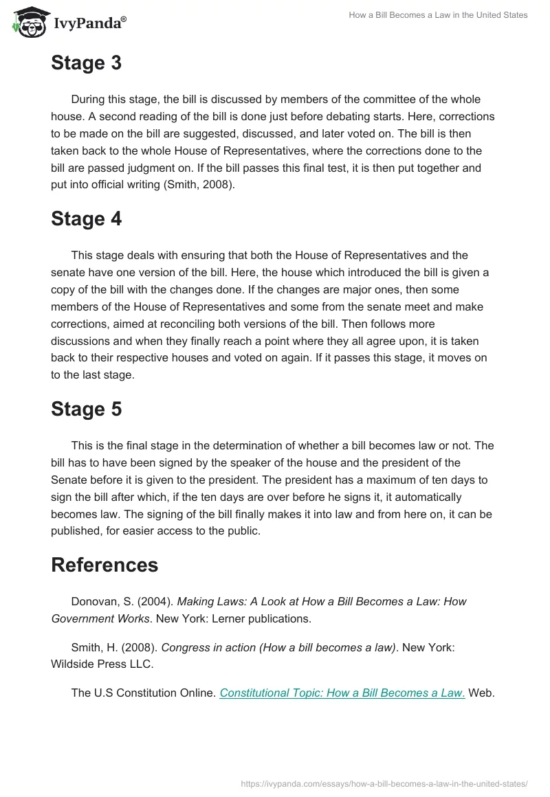 How a Bill Becomes a Law in the United States. Page 2