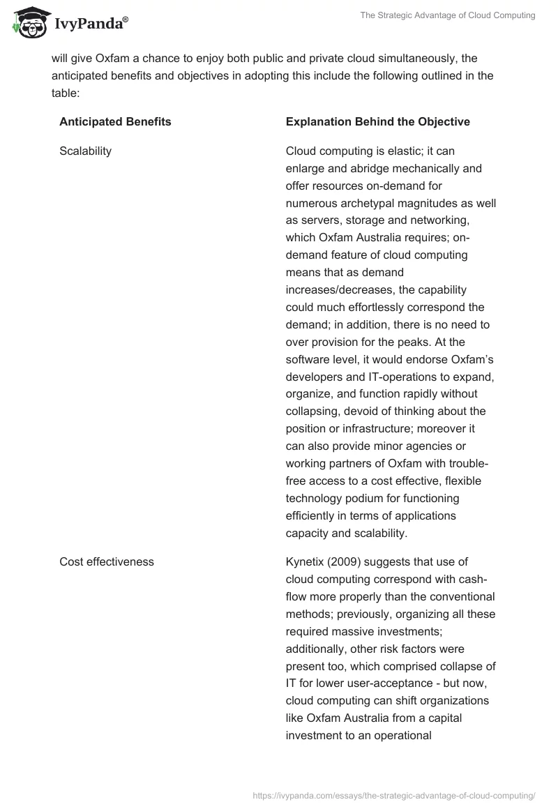 The Strategic Advantage of Cloud Computing. Page 5