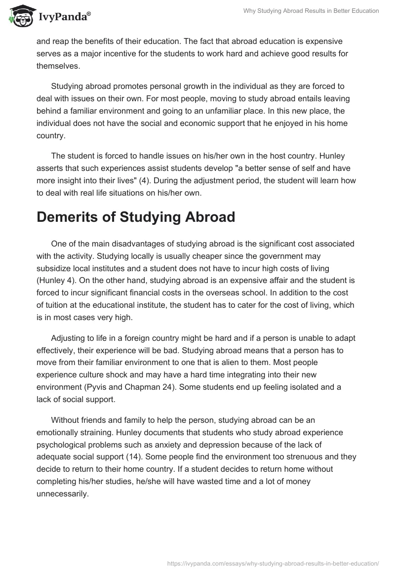 Why Studying Abroad Results in Better Education. Page 4