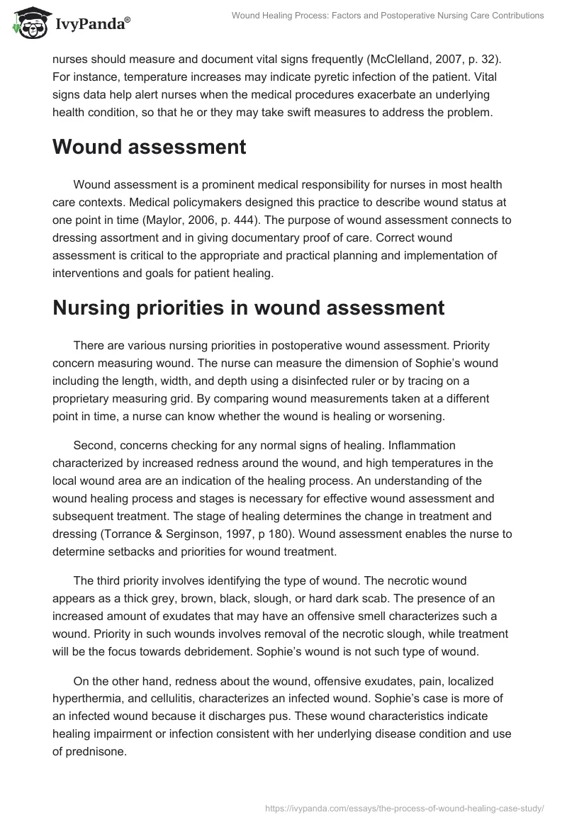 Wound Healing Process: Factors and Postoperative Nursing Care Contributions. Page 3