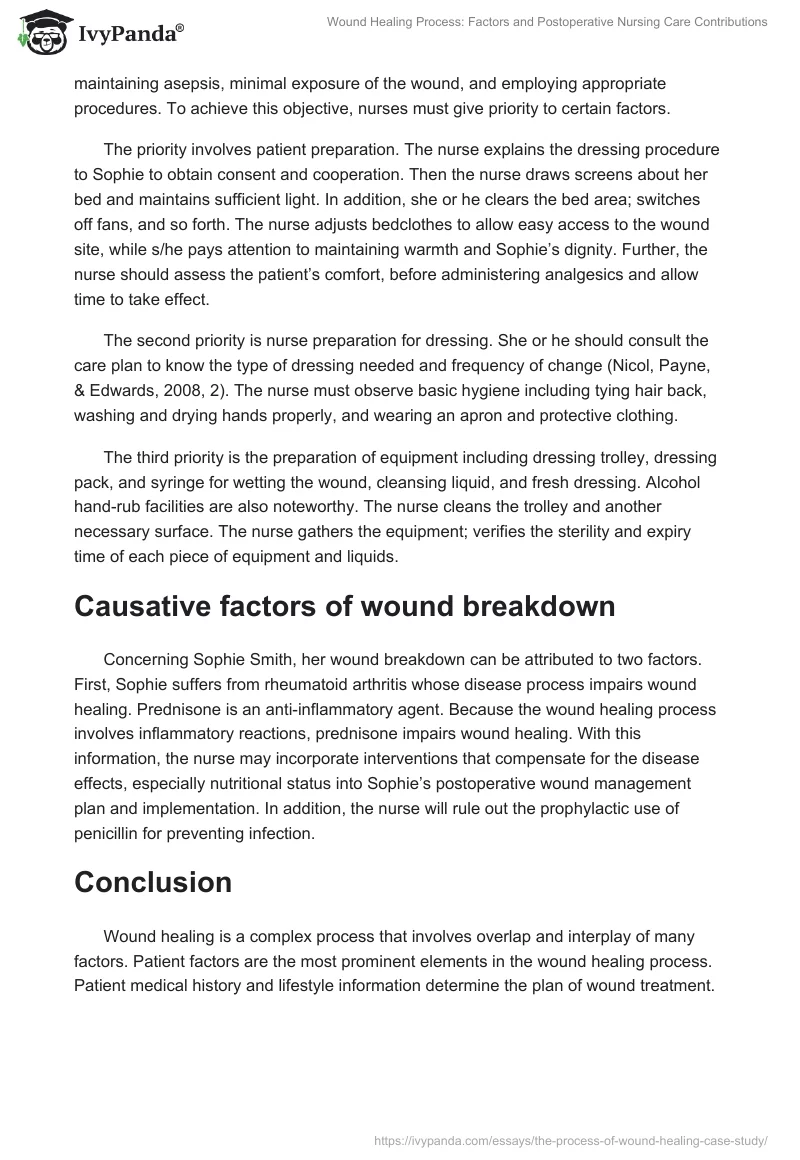 Wound Healing Process: Factors and Postoperative Nursing Care Contributions. Page 5