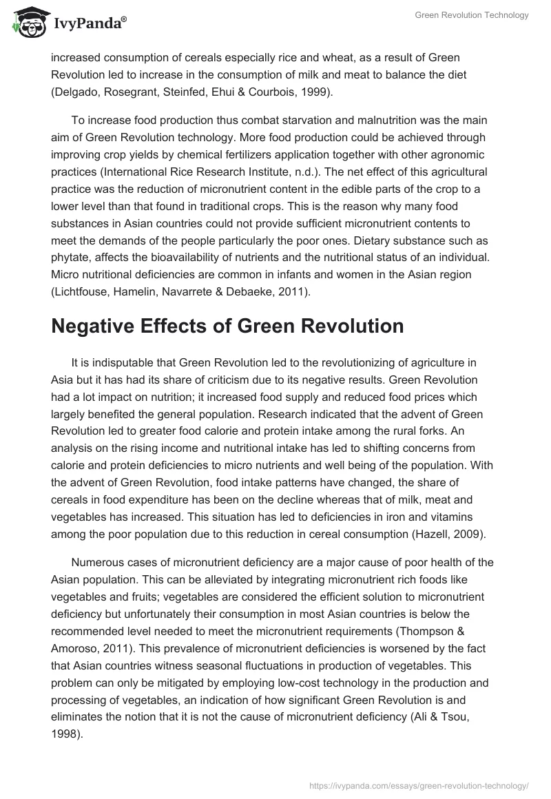 Green Revolution Technology. Page 2