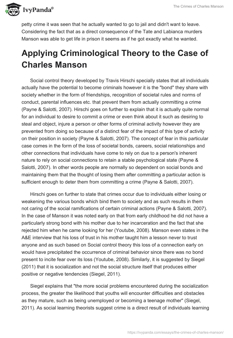 The Crimes of Charles Manson. Page 4